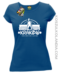 Kraków wonderland - Koszulka damska niebieska 