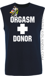 Orgasm Donor - Bezrękawnik męski granatowy 