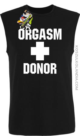 Orgasm Donor - Bezrękawnik męski czarny 