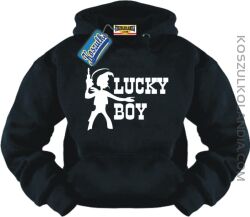 Bluza z nadrukiem parodiującą słynną kreskówkę Lucky Luke