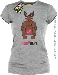 Rudeolph Cenzura  - Koszulka damska melanż 