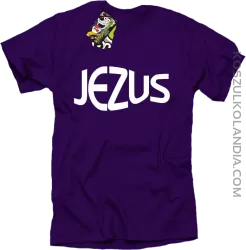 JEZUS Jesus christ symbolic - Koszulka Męska - Fioletowy