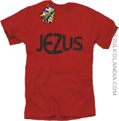 JEZUS Jesus christ symbolic - Koszulka Męska - Czerwony