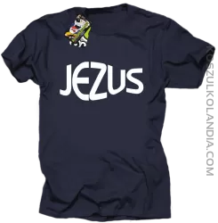 JEZUS Jesus christ symbolic - Koszulka Męska - Granatowy