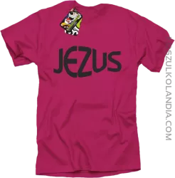 JEZUS Jesus christ symbolic - Koszulka Męska - Fuksja Róż