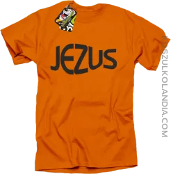 JEZUS Jesus christ symbolic - Koszulka Męska - Pomarańczowy