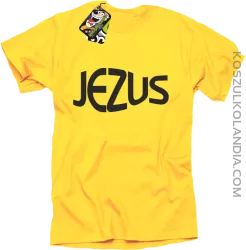 JEZUS Jesus christ symbolic - Koszulka Męska - Żółty