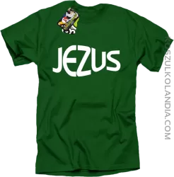 JEZUS Jesus christ symbolic - Koszulka Męska - Zielony