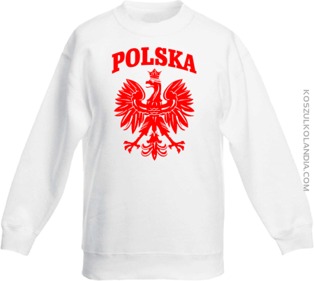 Polska - Bluza dziecięca standard bez kaptura 