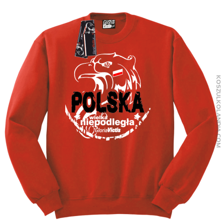 Polska Wielka Niepodległa - Bluza męska standard bez kaptura 