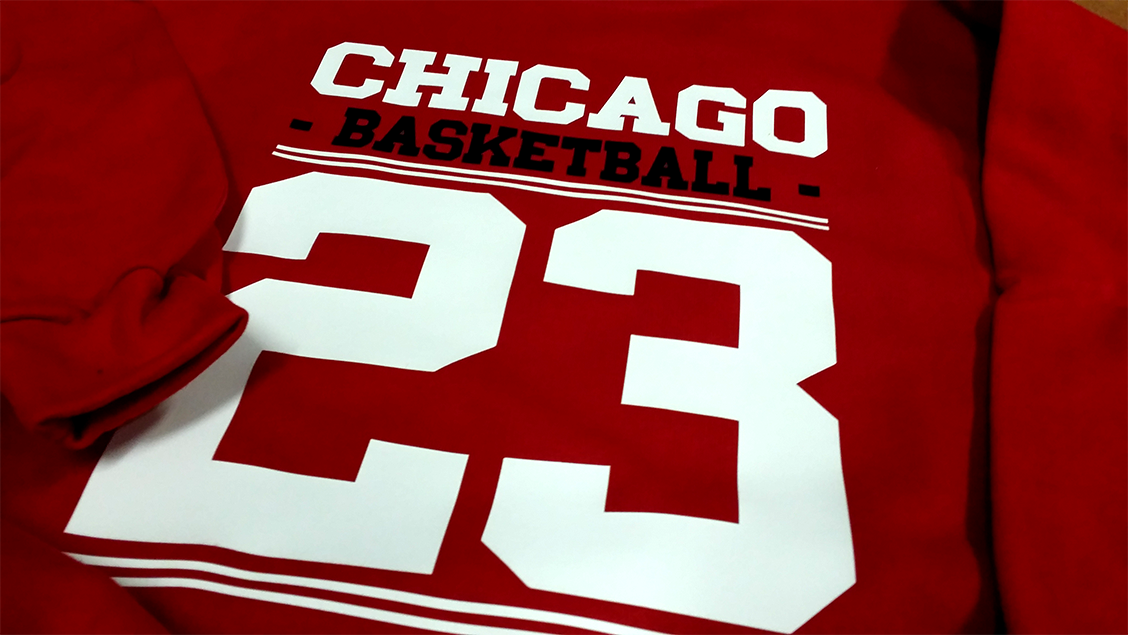 CHICAGO BASKETBALL Bluza standardowa reglan KOSZYKARSKA BLUZA dla koszykarza
